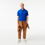 collection lacoste normal kesim pima pamuklu polo tişört - Saks - 2XL