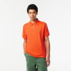 collection lacoste normal kesim pima pamuklu polo tişört - Turuncu - XL