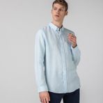 collection lacoste regular fit keren gömlek - Buz Mavi - XL