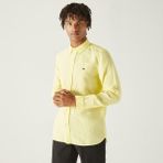 collection lacoste regular fit keren gömlek - Sarı