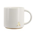 COLLECTIVE HOME - Monogram Seramik Kupalar, 15oz Altın İlk Kahve Fincanları, Zarif Başkent Alfabe Çay Kupaları, Hediye Kutulu Zarif Kişiselleştirilmiş Kupa, Ofis ve Ev için Lüks Bardaklar (S)