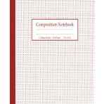 College Ruled Composition Notebook: Red Polka Dot Journal for Students, Teens and Professionals. Simple and Classic Back-to-School Supplies.