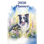 Collie Planner For 2026 - One Week To Two Pages - A5 Diary: 200 Pages To Organise Your Life - Colourful Collies On 200 Pages