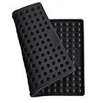 Collory Silikon pişirme matı, köpek kurabiyeleri için, yarım küre şeklinde (1 cm | 1,5 cm | 2 cm), fırın tepsisi için pişirme altlığı, ısıya dayanıklı ve gıda maddelerine uygun, BPA içermez (1,5 cm yarım küre, siyah)