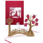 Cologne Cards | Pop-Up Karten Hochzeitskarte 3D"bridge of Love" Düğün & nişan – Hochzeitskarte, davetiye, düğün – Verlobungskarte, düğün davetiyesi & hediye