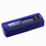Colop Cep30 Mavi Kasa Siyah Keçe 18x47 mm Kaşe