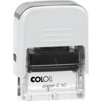 Colop Printer C10 Beyaz Kasa Siyah Keçe 10x27 mm Kaşe