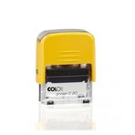 Colop Printer C20 Sarı Kasa Siyah Keçe 14x38 mm Kaşe