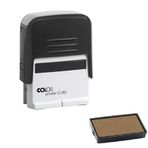 Colop Printer C20 Siyah Kasa Kuru Keçe 14x38 mm Kaşe
