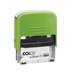 Colop Printer C30 Yeşil Kasa Siyah Keçe 18x47 mm Kaşe