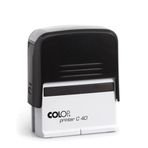 Colop Printer C40 Siyah Kasa Siyah Keçe 23x59 mm Kaşe