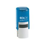 Colop R17 Yuvarlak Mavi Kasa Mavi Keçe 17 mm Kaşe