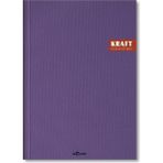 Color 2017115/2 Kraft Defter Sert Kapaklı, Spiralli, 1.hamur Kağıt, 200 Sayfa, Mor - Standart