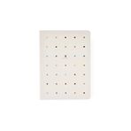 Color 80 Yaprak Noktalı Ciltli Defter - Beyaz - 21 Cm
