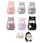 Color Bags 3 Lü Okul Çantası - Çok Renkli