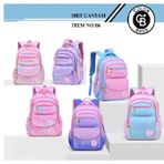 Color Bags Sırt Destekli Su Geçirmez Okul Çantası B6