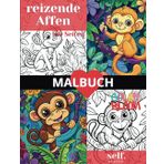 COLOR BLOOM Reizende Affen 100 Seiten ~A4 Malbuch für Kinder Magische Bilder Mädchen Jungen Malbilder (Reizende Malbücher)