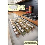 color house 3 Adet Baharatlık Düzenleyici Çekmece Içi Pleksi Stant 35*10 Cm (KAVANOZLAR HARİÇTİR) Z350