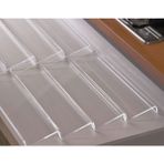 Color House 4 Parça Çekmece İçi Baharatlık Düzenleyici Stant 30 cm Uzunluk 13 cm Yükseklik Şeffaf Plastik