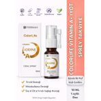 Color Life ColorLife Vitamin A Iyot Içeren Sprey Takviye - Tiroid Fonksiyonu, Bağışıklık, Saç ve Cilt Desteği - ABD Inovasyon Ödüllü