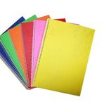 Color Liva A5 PP 6'lı 72 Yaprak Kareli Kapak Spiralli Defter