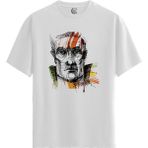 Color Luxe Fragments Of Thought - Pamuklu Erkek Beyaz Tişört - Premium Quality - Renkli - XL