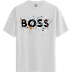 Color Luxe Ink Boss - %100 Pamuklu Erkek Beyaz Tişört - Premium Quality - 001-Renkli - 2XL