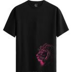 Color Luxe Night Reign - %100 Pamuklu Erkek Siyah Tişört - Premium Quality - 001-Renkli - XL