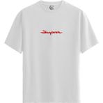 Color Luxe Red Supra - %100 Pamuklu Erkek Beyaz Tişört - Premium Quality - 001-Renkli - XL