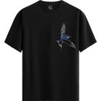 Color Luxe Swift Flight Pamuklu Erkek Siyah Tişört - Premium Quality - Renkli - XL