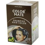 COLOR MATE 10PCS KAHVERENGİ SAÇ BOYAMA ŞAMPUANI (5263)