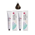 Color Naturel 2 Adet 5.11 Yoğun Küllü Kahve Kalıcı Saç Boyası 100 ml