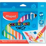 Color Peps Çevirmeli Mum Boya 12 Renk 3154148606123