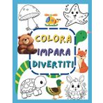 COLORA - IMPARA - DIVERTITI - 30 immagini in A4 con figure e nome inglese per imparare divertendosi: Libro per avvicinarsi all'inglese giocando con ... colorare - (Muovere i primi passi in inglese)