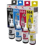 Colorful Toner T664 L355 Uyumlu 1 Set 4 Renk Muadil Mürekkep - Renkli