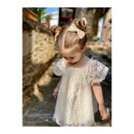 COLORFULLCLİPS Pamuk Dantel Fiyonklu Klips Toka Adet