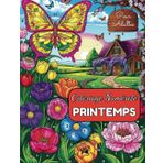Coloriage Adulte Numéroté Printemps: Livre à colorier par numéro mystère art thérapie anti stress - 52 dessins grand format de scènes fleuries de saison
