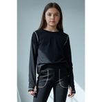 Colorinas Fleepy Parmak Geçmeli Karyoka Dikişli Uzun Kol Kız Çocuk Tshirt