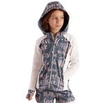 Colorinas Shirley Voice Metraj Desenli Kapişonlu Kız Çocuk Sweatshirt Hırka
