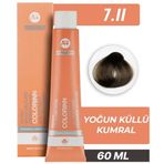 Colorinn 7.11 Yoğun Küllü Kumral 60 ml Professional Tüp Saç Boyası