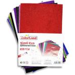 Colorland Simli Eva 20 x 30 cm Yaratıcı Projeler İçin Göz Alıcı Simli Doku - Renkli