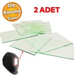 Colormatik Kaynak Bas Maskesi Dis Cami 114X9 Mm El Tipi Kaynak Maske Yedek Cam 2 Adet