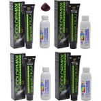 Colormax 5.62 Açık Kestane Kızıl Irisi - Oksidan Krem 90 ml 4'lü