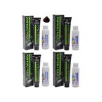 Colormax 5.74 Elegan Kahve Karamel + Orjınal Oksidan Krem 90ml 4'lü