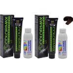 Colormax 6.2 Bej Koyu Kumral + Oksidan Krem 90 ml 2'li
