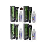Colormax 6.34 Koyu Karamel 4'lü Saç Boyası + 90 ml Oksidan Krem