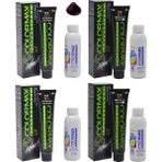 Colormax 66.66 Kışkırtıcı Kızıl - Oksidan Krem 90 ml 4'lü