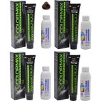 Colormax 7.35 Kumral Dore Akaju - Oksidan Krem 90 ml 4'lü