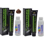 Colormax 7.43 Kumral Bakır Dore + Oksidan Krem 90 ml 2'li