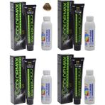 Colormax 8.0 Yoğun Açık Kumral - Oksidan Krem 90 ml 4'lü